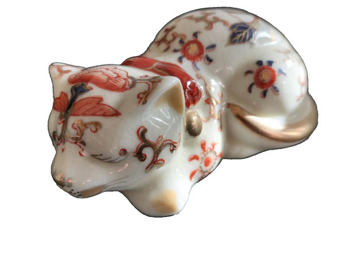 Antike schlafende kutani katze - antike,