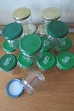 18 Einweckgläser Twist off, Blue Seal Deckel Inhalt ca. 150 ml, Größe 7,0-7,5 cm