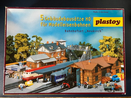 Plastoy bahnhof set - plastoy, h0