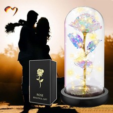 LED Ewige Rose im Glas für