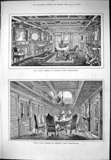 Alter Druck 1879 Deck