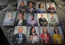 13 Autogrammkarten Sturm Der