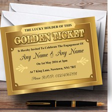 Golden Ticket personalisierte