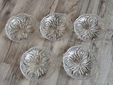 5 Bleikristall Kompottschalen
