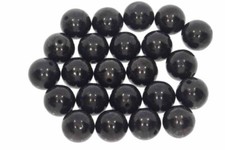 10 Stck. (1,14 € */ 1 Stck.) 10S212 - Schungit Ø 10mm Kugel Edelstein Mineralien