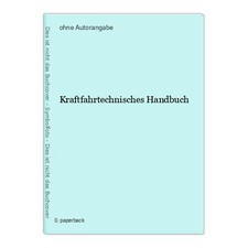 Kraftfahrtechnisches Handbuch