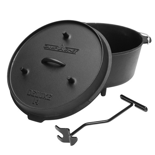 Camp chef deluxe dutch oven - deluxe,
