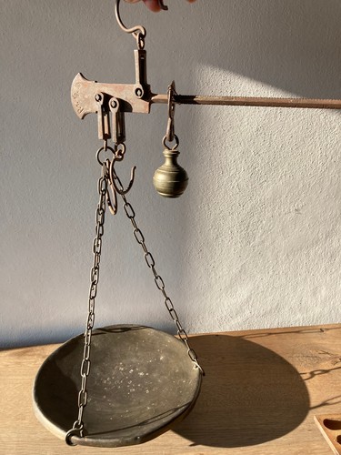 Antike laufgewichtswaage - antike,