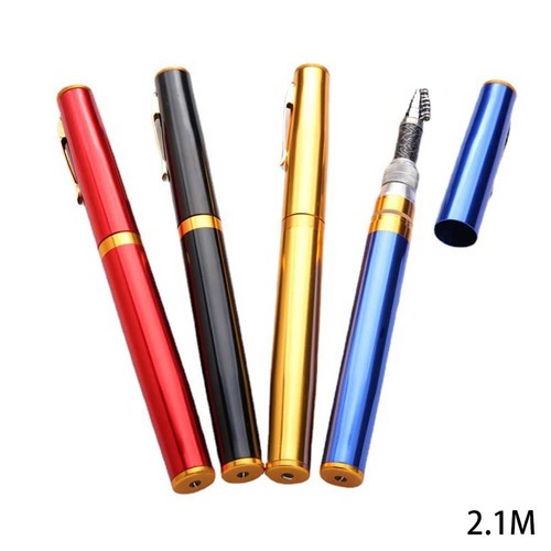 Pocket sized pen fishing - pocket, rod