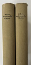 Diderot: Philosophische Schriften, 2 Bände. 1967. EVA.