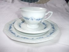 Kaffeegedeck Rosenthal Maria Classic Rosenkante blau