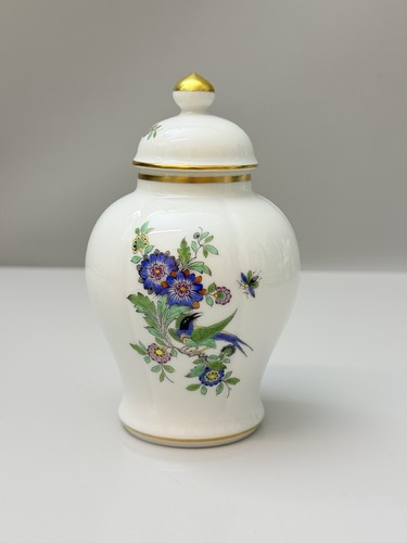 Meissen teedose vogel - teedose,vogel, mit