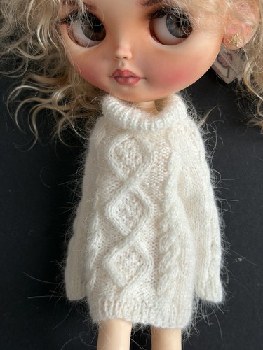 Blythe angora langer pullover - angora,