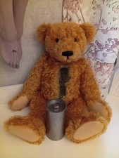Steiff 408014 Teddybär Mit Wärmflasche 1908 Replica 58 Cm Limtiert 406 /1908