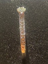 585 Weissgold Diamantring 0,25