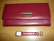 ETERNAL-LOVE - LEDER - GELDBÖRSE MIT PASSENDER UHR, NEU