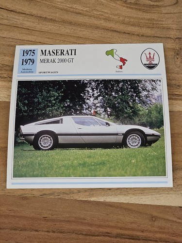Maserati merak 2000 - gt,