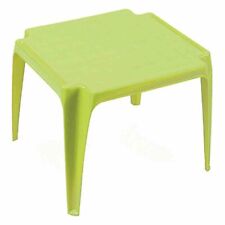 Kindertisch, 50x50 cm, limegreen Vollkunststoff, Garten stapelbar wetterfest neu