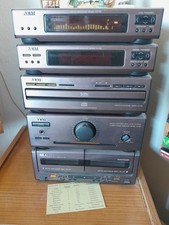 Akai PA-950 Midi Hi-Fi Stacking System - 3 Disc CD/Dual Cassette/Tuner/Remote