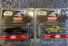 Carrera Go 1:43 Slotcars - Star Wars Autos  - Darth Vader & Yoda in OVP