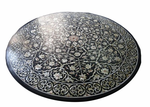 Marmor table top semi - ",