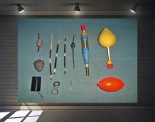 Konvolut Angelzubehör - Posen - Blei - Vorfach - Futterkorb u.s.w