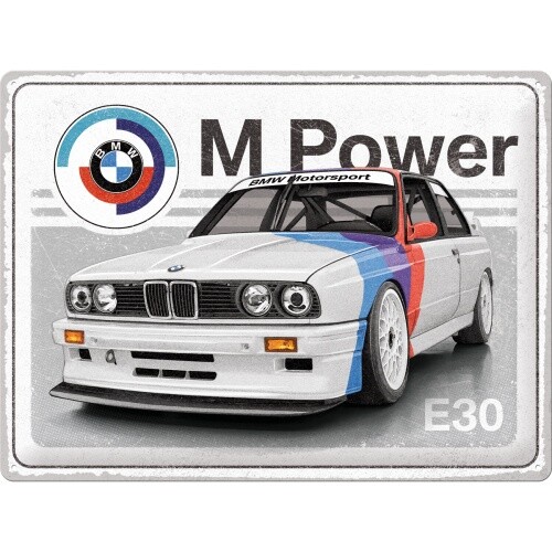 Blechschild bmw motorsport - bmw,