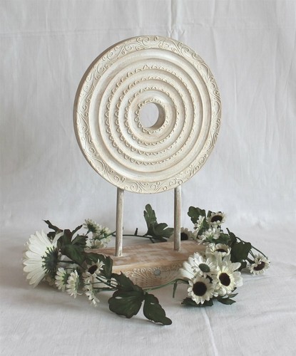 Mandala 021 holz shabby look - mandala,