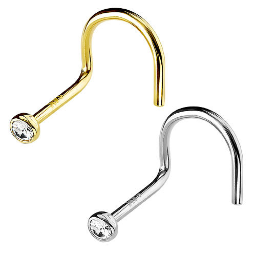Gold karat nasenstecker - karat,