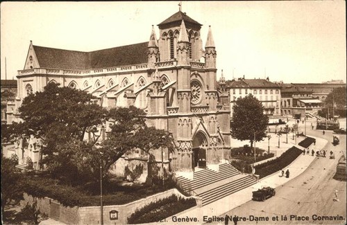 Geneve eglise notre dame - eglise,