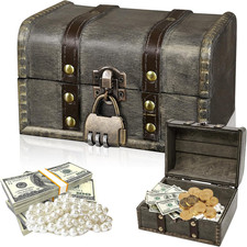 Schatztruhe Holz, Schatzkiste