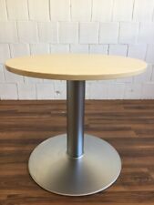 Wini Besprechungstisch rund Ø80 cm Ahorn Alu 4 Personen