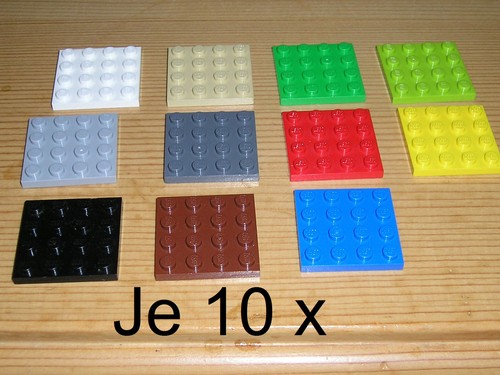 Lego konvolut platten x 4 - lego,