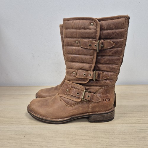 Ugg tatum kastanie - kastanie, leder