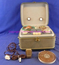 Grundig TK 5 Tonbandgerät mit Mikro  - Radio alt antik - Samlg. Arnsberg - 2322