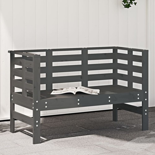 Gartenbank grau 111 5x53x71 - grau, 111,5x53x71