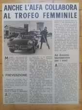 Alfa Romeo Duetto Spider Pininfarina, Sestriere, Trofeo Femminile Abbildung 1967