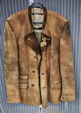 Meindl Herren Trachtenjacke 52-54 Hirschleder Gamsjäger Jacke Limitierte Auflage