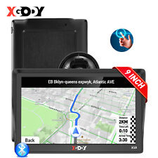 XGODY 9 Zoll GPS Navigationsgerät Auto PKW Navi Navigation mit Bluetooth MP3/MP4