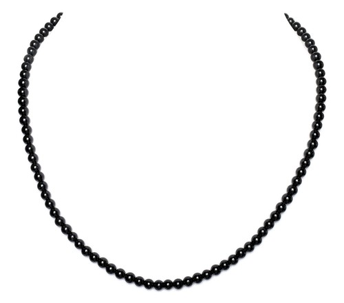 Edelstein kette kugelkette 4mm - edelstein,