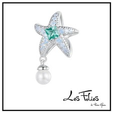 Charm Seestern Perle Weiß