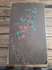 antikes Postkartenalbum