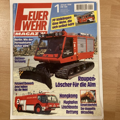 Feuerwehr magazin januar 1996 - magazin,