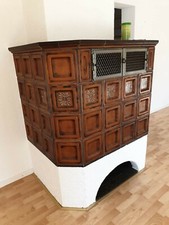 Kacheln kachelofen altbraun, alle Kacheln erhalten, nur wenige beschädigt