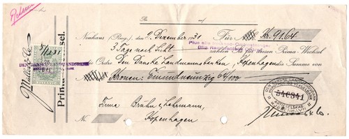 Historischer wechselschein - historischer,