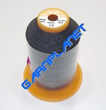 (0,067 € / m) SERAFIL 10 WR Nähgarn für Schusterei-Sattlerei, SCHWARZ - 4000