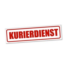 Kurierdienst Magnetschild Auto Paketdienst Kurierfahrer Magnetfolie Geschenkidee