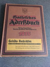 Adressbuch halle saale 1935 - saale,