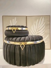 Braut  Hochzeitstruhe 2tlg. aus Samt - Truhe Sandik Ceyiz Dügün Nisan Söz Kina