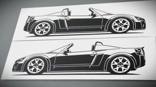 Opel speedster sticker - speedster,